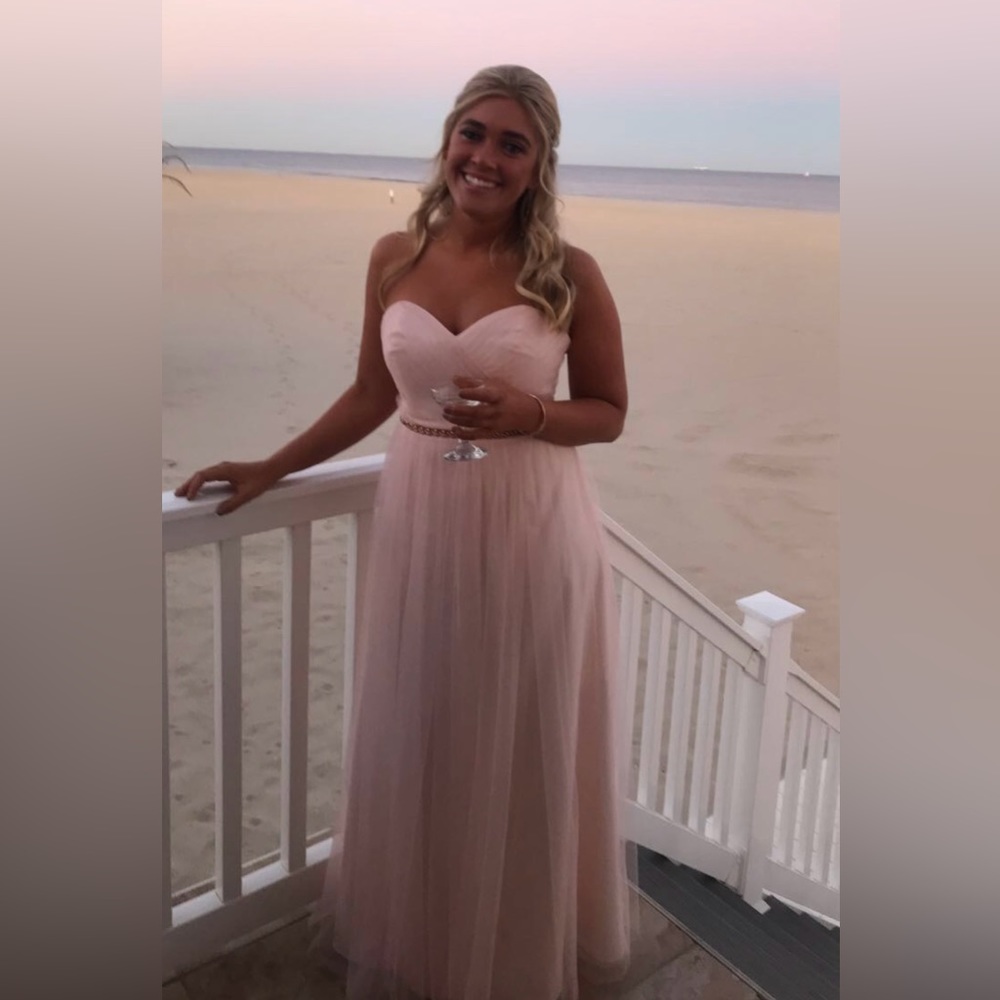 Pink Bridesmaid Tulle Dress